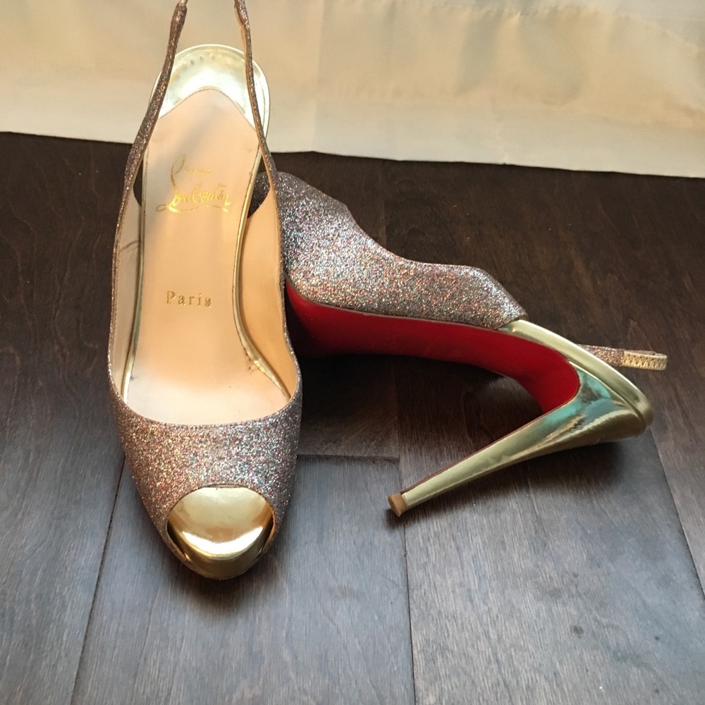 Christian Louboutin No Prive slingback pumps